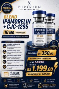 Combo 4 Ampolas – Blend Ipamorelin + CJC-1295 10mg