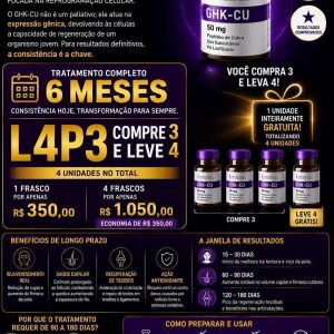 GHK-CU 50mg - Compre 3 Leve 4