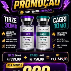 Tirze 30mg + Cagri 10mg - Mega Promoção