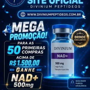 NAD+ 500mg Divinium Peptídeos
