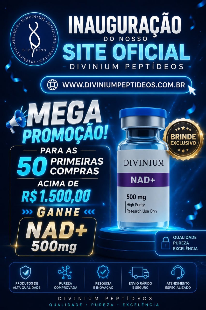 NAD+ 500mg Divinium Peptídeos